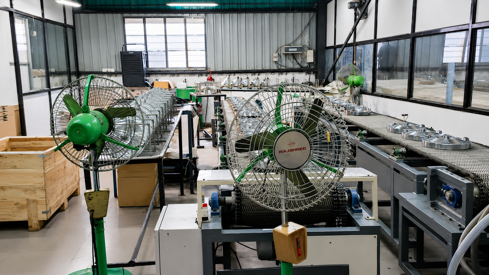 PACKAGING ROOM WITH CONTROLLED ATMOSPHERE